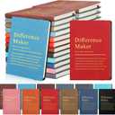 Chiisong 24 Pcs Employee Appreciation Gifts A6 Small Leather Journals Bulk Inspirational Different Maker Notebook Thank You Gift for Women Leadership Coworker Team Staff Christmas (Colorful)