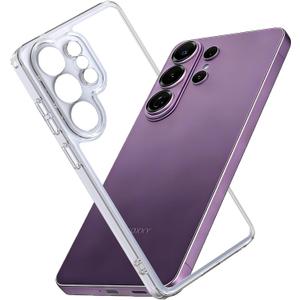 for Galaxy S26 Ultra Bumper Case Clear, No Back Design Anti-Yellowing TPU Backless Frame with Camera Cover Protection Slim Thin Lightweight for Samsung Galaxy S26 Ultra (2026)