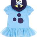 Bluey Bingo Girls Cosplay T-Shirt Dress and Leggings Outfit Set Toddler to Big Kid