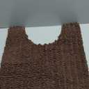 Arotive Luxury Toilet Rugs U-Shaped 24x20, Extra Soft Thick Absorbent Shaggy Chenille Bath Rugs, Non-Slip Machine Wash Dry, Bath Mat for Toilet Base, Tub and Shower, Home Decor Accessories, Brown