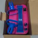 Balloon Pump Electric, Portable Automatic Dual Nozzle Inflator 110V 600W with Tying Tools for Birthday Gender Reveal Baby Shower Balloons Party Decorations (Rose Red)