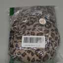 BEAUDRM Women's Y2K Leopard Print Halter Dress Sexy Ruched Tie Backless Tiered Layer Mini Dresses Cheetah Mesh Ruffle Dress, XL