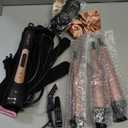 Curling Iron Wand Set, Curling Wand 3 in 1 Hair Curling Wands Interchangeable Ceramic 0.35-1.25inch Barrel Hair Curler, with Heat Resistant Glove