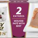 Fancy Feast Gems Pate Cat Food Mousse with Beef and a Halo of Savory Gravy Cat Food - (Pack of 8) 4 oz. Boxes