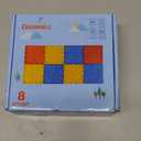 Gemmicc 8 PCS Large Magnetic Tiles,Jumbo Magnet Base Plates,STEM Magnetic Building Blocks for Kids Boys Girls
