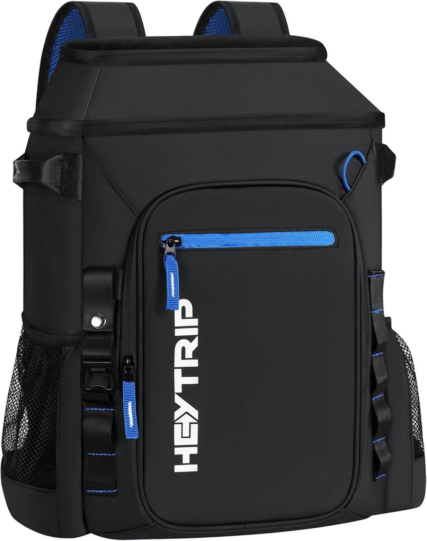 Heytrip Backpack Cooler 36/54 Cans Insulated Waterproof Cooler Bag for 20 Hours Cold Retention, Leak-Proof Camping Cooler with Multi-Compartments