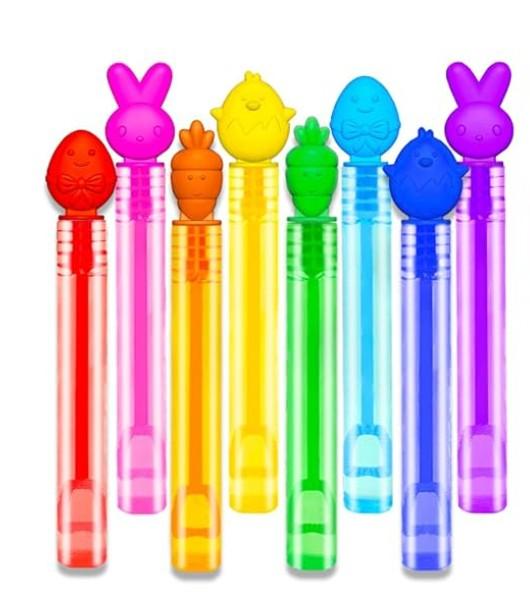 Easter Mini Bubbles Wands Toys Gifts Bulk for Kids,40 Pack Easter Party Favors Supplies for Toddlers,Easter Basket Goodie Gift Treat Bag Stuffers,Non Candy Classroom Prizes Pinata Fillers for Boy Girl