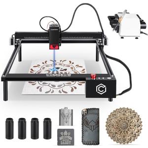 Comgrow Z1 Pro 20W Output Laser Engraver for Wood and Metal with Air Assist,Laser Cutter and Engraver Machine 25000mm/Min Engraving Speed and App Control,Engraving 380+ Colors On Metal Steel (Laser Engraver Z1 20W)
