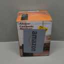 Space Heater, 1500W Electric Heaters Indoor Portable with Thermostat, PTC Fast Heating Ceramic Room Small Heater with Heating and Fan Modes for Bedroom, Office and Indoor Use (Black)