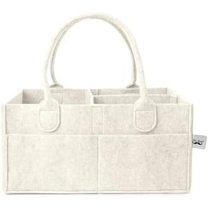 Mr. Pen Baby Diaper Caddy - Portable Organizer for Changing Table & Car, Beige