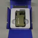 WUBEN G5 Rechargeable EDC Flashlight, Powerful RGB Flashights, 400 Lumens Portable Flat Mini Flashlights, Waterproof Multi-Mode Magnetic Small Keychain Flashlight for Camping, Emergency (Green)