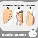 GUMEYJIA Highland Cow Wall Art Small 11x14 in Framed Poster Vintage Canvas Print Artwork Black and White Home Decor for Bathroom Bedroom