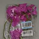 FagusHome 9 Heads Artificial Phalaenopsis Flowers 4 Pcs Artificial Orchid Flowers 42 inch Stem Plants for Home Dcor (Purple)