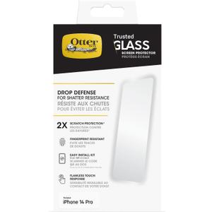 OtterBox TRUSTED GLASS Screen Protector for iPhone 14 Pro Max (ONLY), Flawless Touch Response, Fingerprint Resistant, Precision Fit, Vibrant Clarity