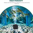 Totority Aquarium Water Purifier Cube 3-Pack 11.8 Inch Fish Tank Supply with Honeycomb Charcoal Filter Media for Freshwater Clarifier and Ecological Cycle Support