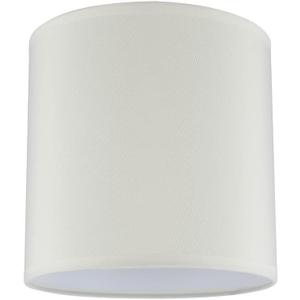 Aspen Creative 31003A Transitional Drum (Cylinder) Shaped Spider Construction Lamp Shade in Butter Crme, 8" Wide (8" x 8" x 8")