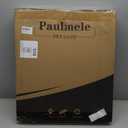 Metal Freestanding Dog Gates with Door for Outdoor Indoor,80'' Extra Wide 24'' Tall Free Standing Dog Gate for Doorways,Large Openings,Deck,Yard,Porch,Foldable Safety Pet Fence(White,4 Panels)