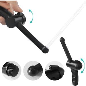 BARROCK Bathroom Hand Held Bidet Sprayer for Toilet Handheld Shattaf Spray Head Attachment Replacement, Adjustable Water Pressure for Feminine, Pets and Baby Diaper Washing, Matte Black
