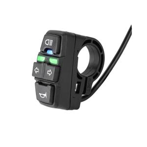 Universal Ebike Light and Horn Switch Turn Signal Switch 3 in 1 Motorcycle HeadLight Turn Switch Motorcycle Horn Turn ON/Off Control Switches for Electric Bike Scooter Light Switch Signal Button DK336