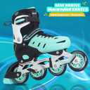 MammyGol Adults Adjustable Inline Skates, Safe and Durable Roller Skates with Giant Wheels, High Performance Professional Skates for Men Women Youth X-Large - Adult (6-8 Men/7-9 Women)