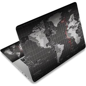 Laptop Skin Sticker Decal,12" 13" 13.3" 14" 15" 15.4" 15.6 inch Laptop Vinyl Skin Sticker Cover Art Protector Notebook PC (2 Wrist Pad Skins Included), Decorative Waterproof Removable,World Map
