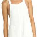 Billabong Women's Beach Crush Soft Cotton Overall Romper (White, M)