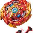 Bey Battling Burst Pro Series Super Hyperion String Launcher and Grip Pack Set, Right/Left Spin Bey Launcher & Grip with Spinning Top, Kid Toys for 8 Year Old Boys & Girls