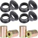 WFLNHB 4 Pcs Rear Lower Bearing Bushing Replacement for Polaris Sportsman 500 2003-2014 Replacement for 5632291 5631142 (black)