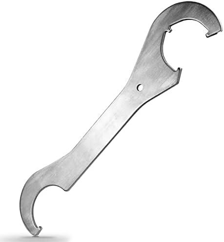 MATINA Bottom Bracket Wrench, 109917 Bottom Bracket Tool Fit Lockrings Found on Cup-and-Cone Bicycle Bottom Brackets, Double Sided Bottom Bracket Lock Wrench for Bicycle