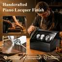 Watch Winder Spinner for 4 Automatic Watches with 5 Storage Case