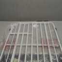 Carlson Extra Tall Metal Expandable Pet Gate White, Includes Small Pet Door 32" Tall x 22" - 38" Wide