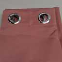 NICETOWN Bedroom Curtain Panels Blackout Draperies, 1 Pair, 29 by 45 inches, Dry Rose, Thermal Insulated Solid Grommet Blackout Curtains/Drapes