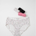 Hanes womens Ribbed Cotton Brief Underwear 6-pack