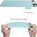 Hongri Plastic Small Clipboard, Green Memo Size Clip Board for Students, Kid, Women, Home, Low Profile Clip, Mini Size 6 x 9 in, Office Supplies & School Supplies(Pack of 6)