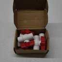 10PCS PVC Ball Valve 1/2Inch, Shut-Off Valve Socket with Red T-Handle, Slip PVC Ball Valve Water Supply Lines, Outdoor Plumbing & Irrigation System