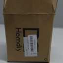 Homdiy 20 Pack Solid Heavy Duty Zinc Alloy Cabinet Handles, Brushed Gold Cabinet Pulls, 3 Inch Hole Center Arch Drawer Pulls Modern Hardware for Kitchen Bathroom Cupboard