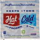 | Insulated Thermal Cooler, Grocery Size, Red/Blue