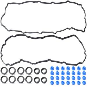 VS50902R Engine Valve Cover Gasket Set Compatible with Ford F-150 Mustang 5.0L 2015 2016 2017 Washer Kit Replace VS50836 263-207 263-20 263207 ER3Z6584A 263206 ER3Z6584B