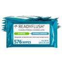 Medline Readyflush Biodegradable Flushable Wipes, 576 wipes (24 pack of 24 wipes)