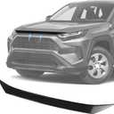 RAV4 Hood Bug Deflector Compatible with Toyota RAV4 LE/XLE 2019 2020 2021 2022 2023 2024 Low Profile Bug Hood Shield,Front Bumper Stone Guard Protection,Carbon Fiber Look Front Bonnet Cover
