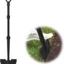 Edger Lawn Tool, Manual Half Moon Edger for Garden Border, Hand Lawn Edging Tool with D-Grip, 41-inch Long Handle Lawn Edger for Grass, Sidewalk, Yard