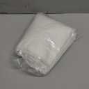 Tegeme 58 x 108 Soft and Stable White 100% Polyester Stabilizer Single Sided Interfacing Fabric for Fabric Sewing and DIY Crafts Supplies