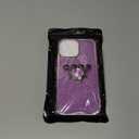 Thomo Compatible with iPhone 13 Pro Max Case,[Bling Kickstand] Cute Glitter Slim Bumper Diamond Cover Ring Holder Full-Body Protective Phone Case for iPhone 13 Pro Max Women Girls -Purple