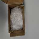Fox Run Natural Polished Marble Coasters, Set of 4 White Coasters With Holder