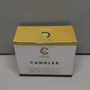 Candle Charisma 50 Yellow Spell Candles - 4" Unscented Paraffin Chime Candles, Smokeless & Dripless, Colored Candles, Long Burn Time 1/2 Inch Taper Candles for Rituals, Witchcraft and Parties
