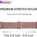 Maledan 10 Pack Stretchy Solo Loop Compatible with Apple Watch Band 40mm 38mm 41mm 42mm 44mm 45mm 46mm 49mm Women Men,Soft Nylon Elastic Braided Strap for iWatch Series 11 10 9 8 7 6 5 4 3 2 1 SE Ultra