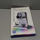 PS5/Slim/Pro Stand for Disc & Digital Console, PS5 Cooling & Charging Station with RGB Lights, PS5 Controller Charger Built-in 3 Level & AUTO Adjustable Fan, PS5/Slim/Pro Accessories Comes 3 USB Ports (Black & White)