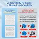 10 Pack MERV-10 Filter Replacement, Compatible with AlorAir CleanShield HEPA 550 and Abestorm HEPA 550 Air Scrubber Only Not for Other 550 Models, Filter Size 14.8"L x 13.7"W x 0.8"H