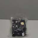 Langsprit Washable Female Dog Diapers (3 Pack)  No Leak Reusable Diapers for Doggy Female in Period  Highly Absorbent Dog Heat Panties with Adjustable Snaps Black L Size