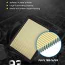 PHILTOP Engine Air Filter, Compatible with CA9687 Ford F-150 2004-2008, F-250 F-350 Super Duty 2005-2007, Expedition 2005-2006, Lincoln Mark LT 2006-2008, Navigator 2005-2006